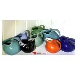 Kit...Vintage, Ceramic Ball Pitchers with USA Markings