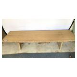 Garage… Primitive wooden bench, see pictures for details.