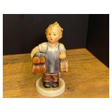 LR...Goebel M.I. Hummel Porcelain Figurine - Boy with Boots and Shoes