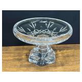 LR...Cut Crystal Pedestal Compote Dish