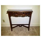 BR1…Nice console table with lovely carvings, see pictures for details.