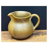 Bath… WJ Gordy artisan pottery creamer pitcher with a “ mountain brown” glaze, see pictures for details.