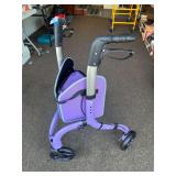 Garage…HOMLAND Foldable 3-Wheel Rollator Walker, see pictures for details.
