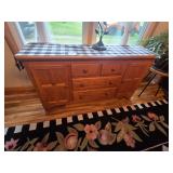 Oak Side Board