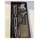 Sockets, ratchets, extensions and tray