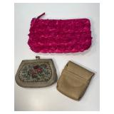 Wallet and vintage change purse lot