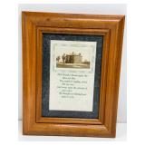 Framed poetry