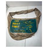 Vintage canvas paperboyï¿½s bag
