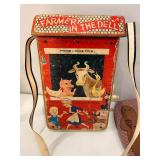 Vintage fisher-price farmer in the Dell music box