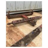 Tractor draw bar and hitch bar