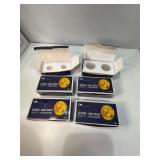 6 boxes of coin sleeve protectors