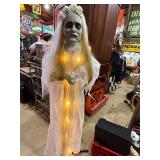 Creepy life sized light up bride
