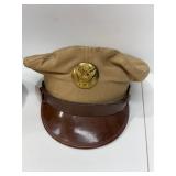 WWII Army Officer crusher cap Licking Co summit st