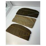 World War II era garrison side cap covers