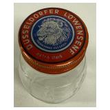 German Lion mustard jar