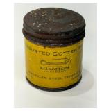 Vintage cotter pin container