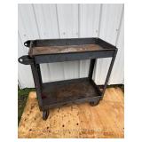 Metal rolling Edsal garage tool / parts cart