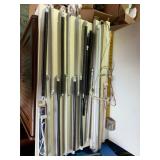 Collection of flaurecent light fixtures and bulbs