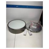 Pair of 14ï¿½ light fixtures one new, one used