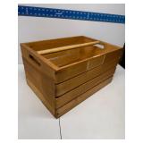 Wood decorative crate