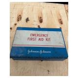 Johnson & Johnson vintage first aid kit