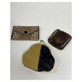 Change purse vintage group lot