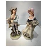 Lefton Norman and Elaine figurines