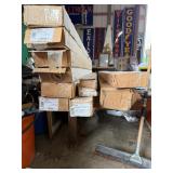 Group of 10 light fixtures 8 foot fluorescent