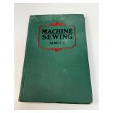 Antique singer sewing machine hard cover book