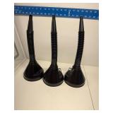 Group of flexible spout funnels