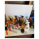 Car care products shelf clean out