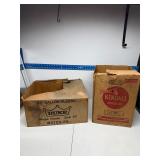 Kendall and Duke vintage oil can boxes