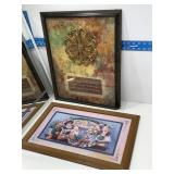 Framed wall art