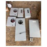 Meter bases, panels, safety switches