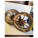 Heavy metal spoke wheels