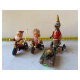 Tin wind up toys