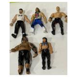 Stone cold, macho man, umaga & Chyna WWE figures