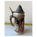 vintage ceramic beer stein