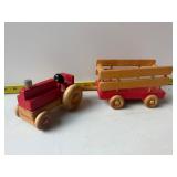 Wooden tractor trailer