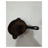 USA made vintage mini cast iron skillet