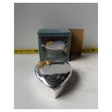 silver-plated heart-shaped jewelry box
