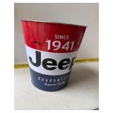 Jeep metal bucket