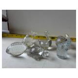 Glass bubble glass paperweights