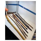 Straight shaft walking sticks / canes group