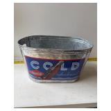 Coca Cola galvanized handled bucket