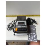 (GE) portable tape recorder