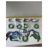 Bell wire 25ï¿½ 20 gauge rolls and misc wire group