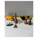Ohio bell, school bus, collectibles lot