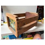 Sunny Slope Brand wooden produce crate