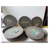 vintage metal film canisters